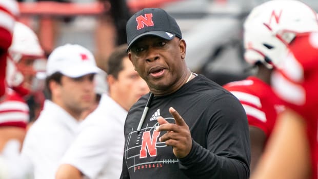 Mickey Joseph 2022 Nebraska vs Oklahoma football USATSI_19062296 cropped